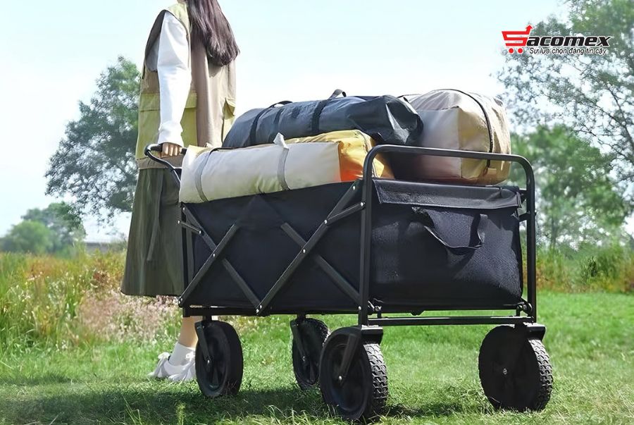 Đặc điểm nổi bật của xe kéo dã ngoại gấp gọn du lịch, cắm trại Fujihome CT-100