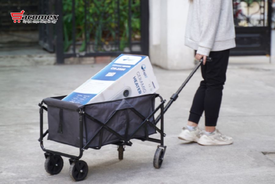 Ứng dụng thực tế của xe kéo dã ngoại gấp gọn Fujihome CT-100