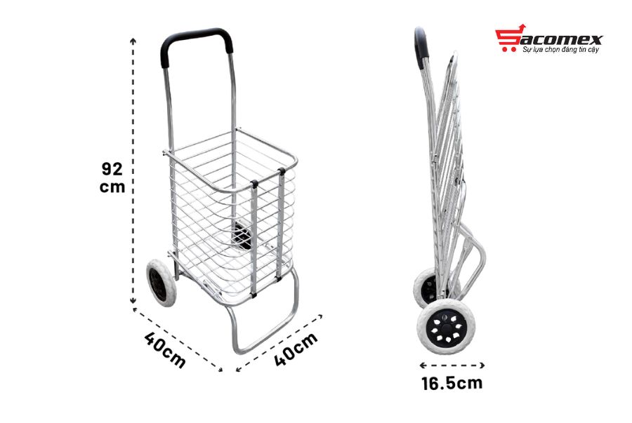 Giới thiệu về xe kéo đi chợ gấp gọn Fujihome SC-250NEW2