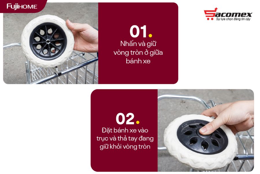 Đặc điểm nổi bật của xe kéo đi chợ gấp gọn Fujihome SC-250NEW2