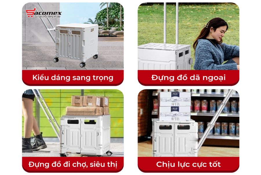 Lợi ích khi sở hữu xe kéo hàng đi chợ rút gọn Fujihome PT-35F