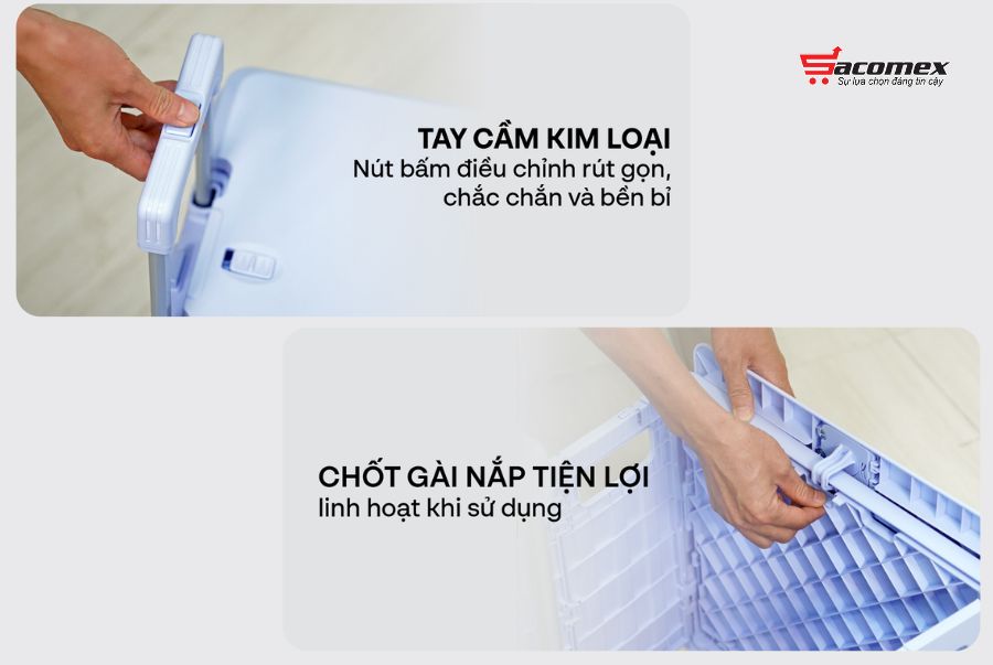 Đặc điểm nổi bật của xe kéo hàng đi chợ rút gọn Fujihome PT-45F