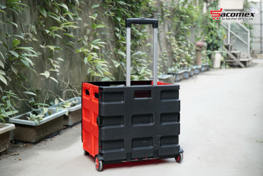 Giới thiệu tổng quan về xe kéo hàng đi chợ rút gọn Fujihome SC-240
