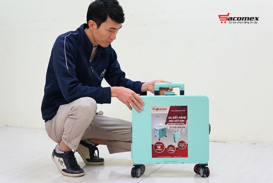 Hướng dẫn sử dụng an toàn và hiệu quả xe kéo hàng đi chợ rút gọn Fujihome ST-250