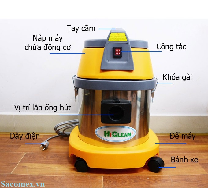 Máy hút bụi công nghiệp HiClean HC 15