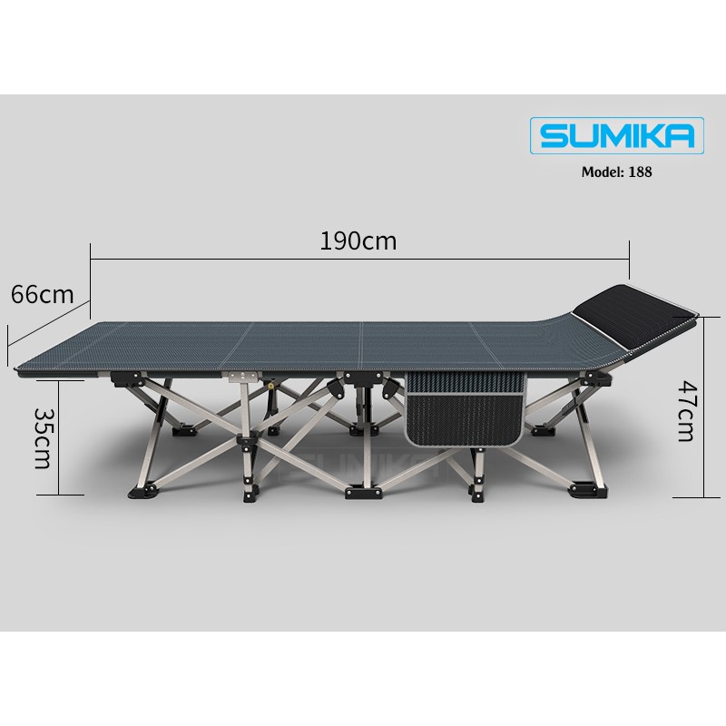 Giường xếp gấp gọn thư giãn Sumika 188