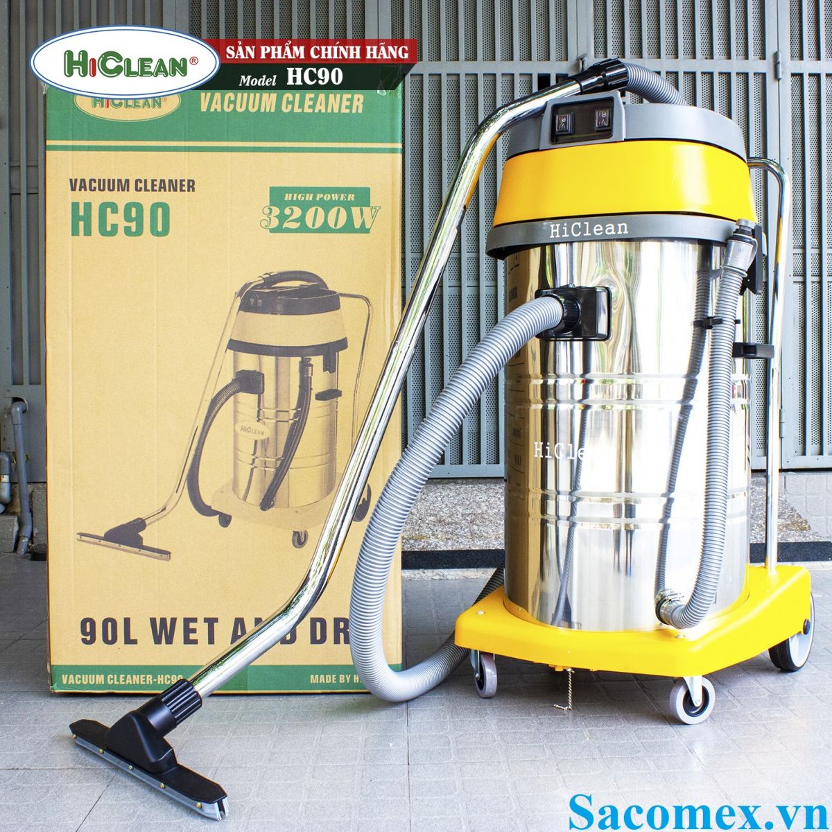 máy hút bụi công nghiệp HiClean HC 90