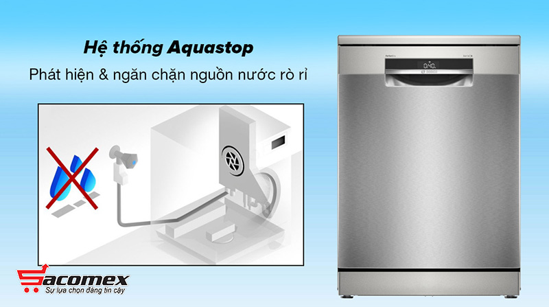 Tính năng tiện ích của máy rửa bát Bosch độc lập SMS6ZDI08E Serie 6 Sấy Zeolith