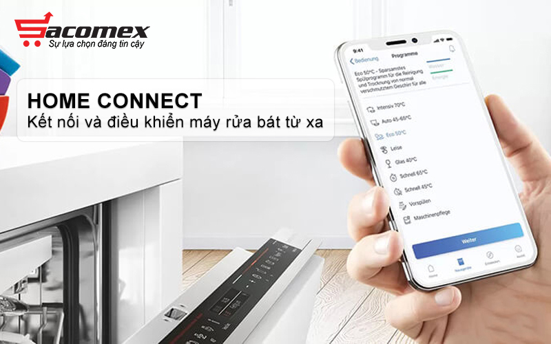  Đặc điểm nổi bật của máy rửa bát Bosch độc lập SMS8YCI01E Serie 8 Sấy Zeolith 