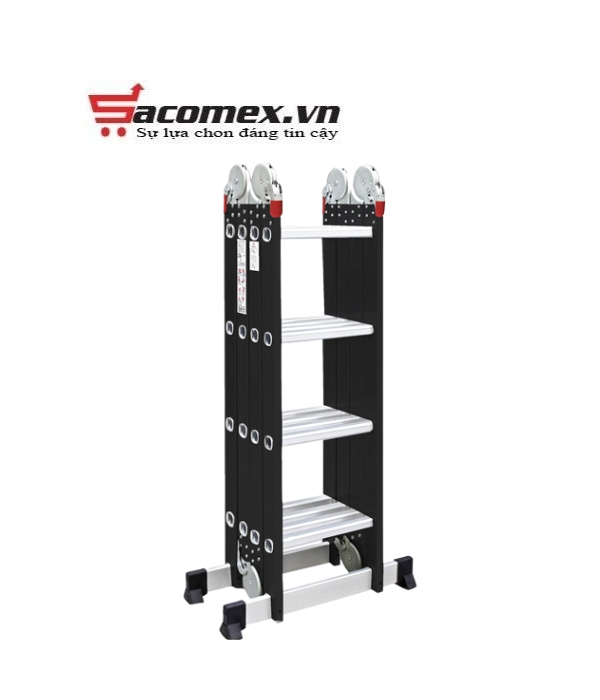 Thang nhôm gấp 4 đoạn Advindeq ADM104
