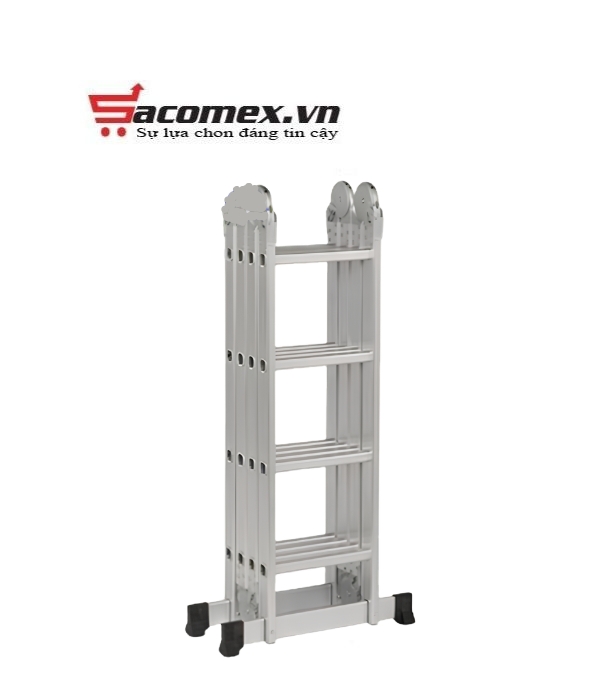 Thang nhôm gấp chữ M NINDA ND-404C