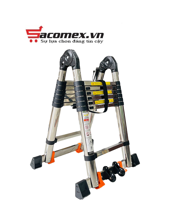 Thang Inox rút chữ A Sumika TA220 (2.2m+2.2m)