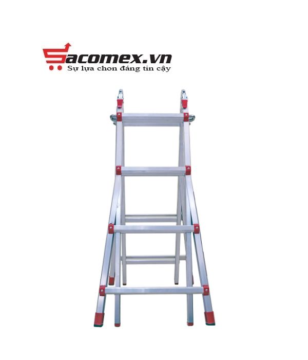 Thang nhôm chữ A gấp trượt Ninda RL-04