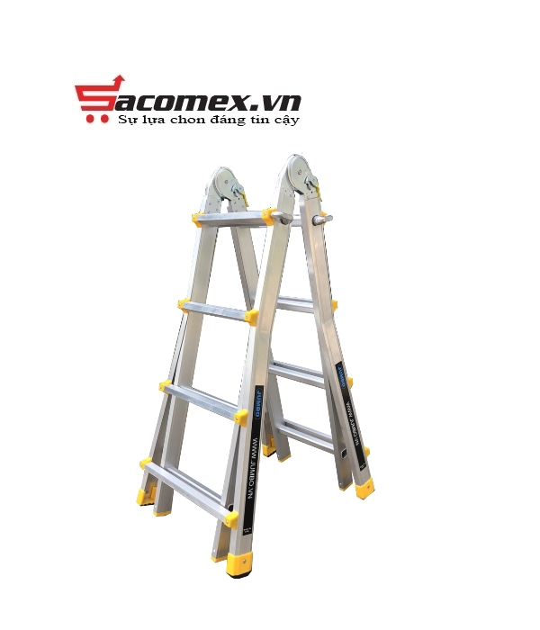 Thang nhôm chữ A gấp trượt Sumika SKM404A