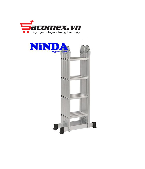 Thang nhôm gấp chữ M NINDA ND-404C