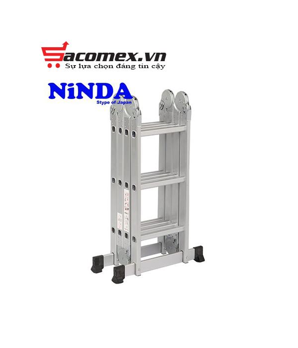 Thang nhôm gấp chữ M NINDA ND-403C