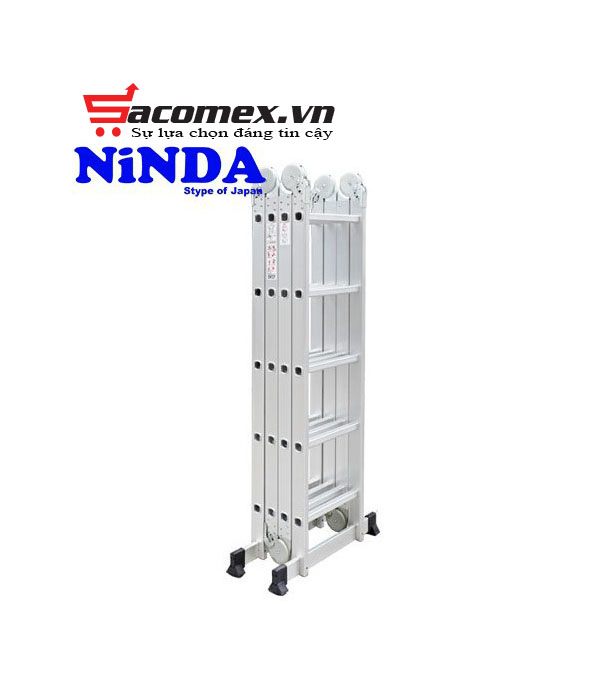 Thang nhôm gấp chữ M NINDA ND-405C 