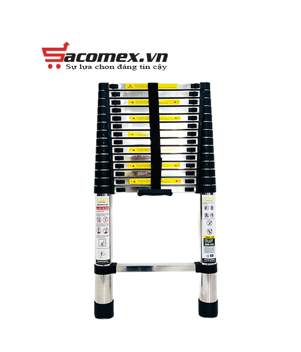 Thang rút inox Sumika T440 (đai đen - 4.4m)