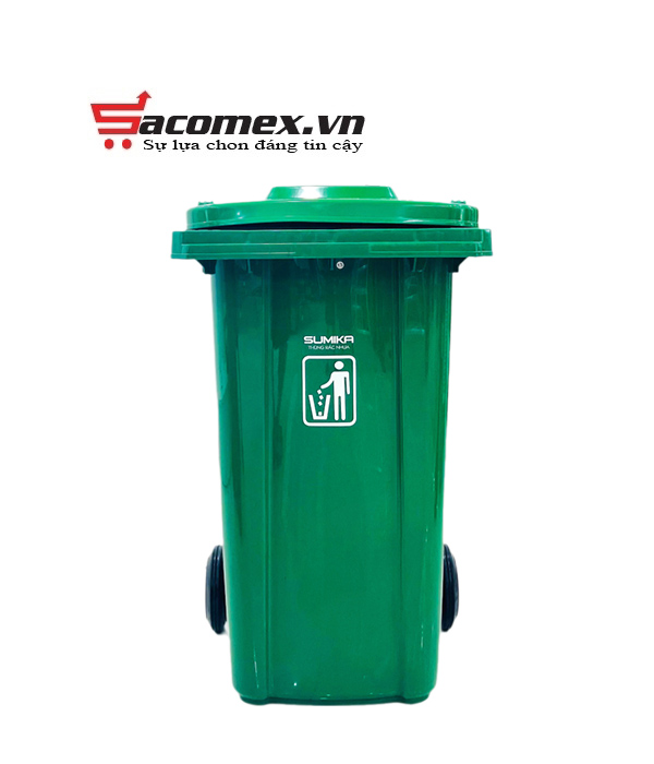 Thùng rác nhựa công nghiệp Sumika B120 120L