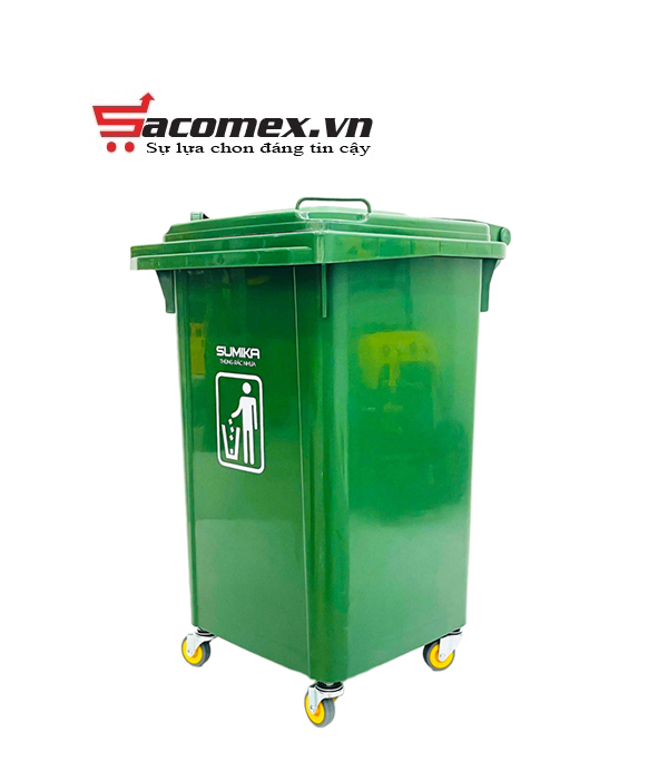 Thùng rác nhựa gia đình Sumika B001 60L