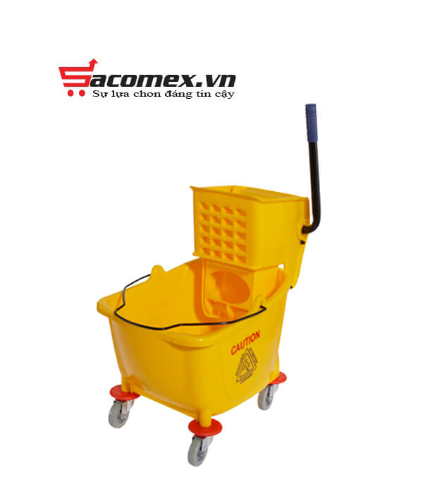 Xe dọn vệ sinh 1 xô 36L HiClean HC 070